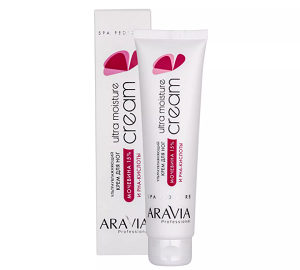 krem dlya nog superuvlazhnyayushchij s mochevinoj 15 i rna kislotami ultra moisture cream 100 ml aravia professional rossiya