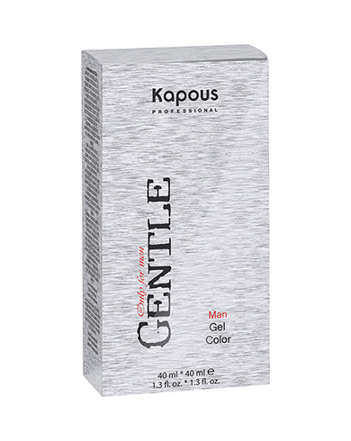 gel kraska dlya muzhchin bez ammoniya quotsvetlo korichnevyj 6quot 40 ml 40 ml kapous professional rossiya