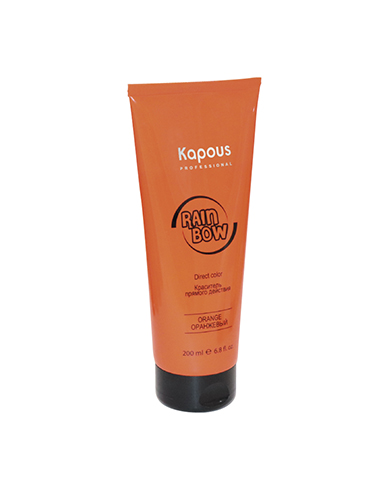 krasitel pryamogo dejstviya dlya volos rainbow oranzhevyj 200 ml kapous professional rossiya
