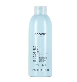 kremoobraznaya okislitelnaya emulsiya blond cremoxon s ekstraktom zhemchuga serii blond bar 15 200 ml kapous professional rossiya