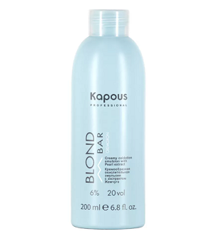 kremoobraznaya okislitelnaya emulsiya blond cremoxon s ekstraktom zhemchuga serii blond bar 6 200 ml kapous professional rossiya