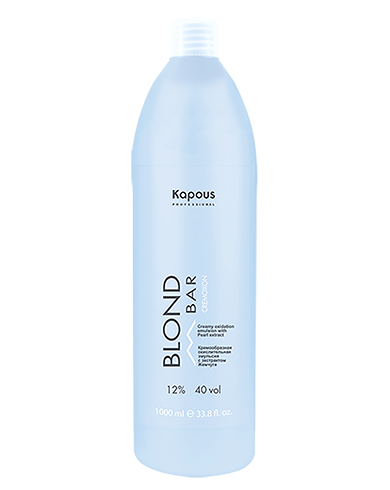 kremoobraznaya okislitelnaya emulsiya blond cremoxon s ekstraktom zhemchuga serii blond bar 12 1000 ml kapous professional rossiya