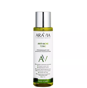 uspokaivayushchij tonik dlya zhirnoj i problemnoj kozhi anti acne tonic 250 ml aravia laboratories rossiya