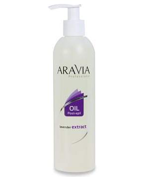 maslo posle depilyacii dlya chuvstvitelnoj kozhi s ekstratom lavandy 300 ml aravia professional rossiya