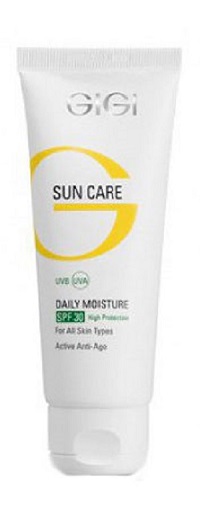 krem uvlazhnyayushchij zashchitnyj antivozrastnoj spf 30 sun care spf 30 75 ml gigi izrail