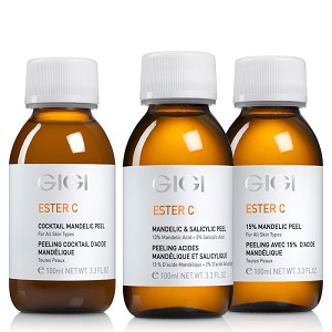 nabor mindalnyh pilingov ester c mandelic peel kit 3 3 x 100 ml gigi izrail
