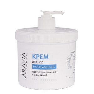 krem dlya nog quotsuper moisturequot ot natoptyshej s mochevinoj 550 ml aravia professional rossiya