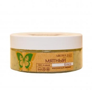 massazhnyj piling dlya tela myatnyj blyuz 150 ml aroma dzhaz rossiya