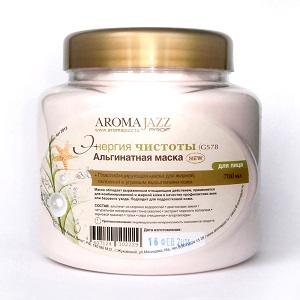 plastificiruyushchaya alginatnaya maska dlya lica energiya chistoty ochishchenie 700 ml aroma dzhaz rossiya