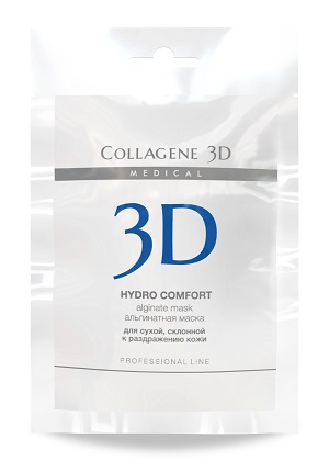 alginatnaya maska dlya lica i tela hydro comfort s ekstraktom aloe vera 30 collagene 3d rossiya