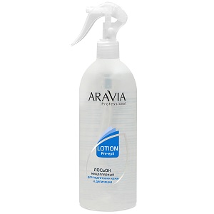 micellyarnyj loson dlya podgotovki kozhi k depilyacii 500 ml aravia professional rossiya
