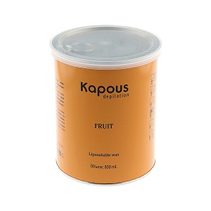 vosk dlya depilyacii v banke s aromatom kivi 800 ml kapous depilation rossiya