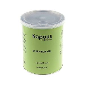 vosk dlya depilyacii v banke s efirnym maslom koricy 800 ml kapous depilation rossiya