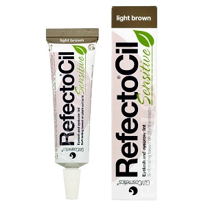 kraska dlya brovej i resnic svetlo korichnevaya 15 ml refectocil sensetive avstriya