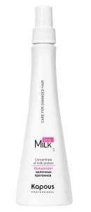 koncentrat molochnyh proteinov dlya volos milk line 250 ml kapous professional rossiya