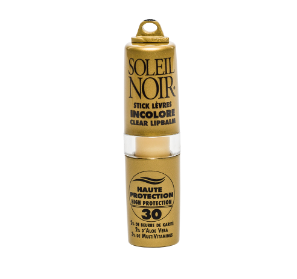 solncezashchitnyj balzam dlya gub bescvetnyj stick levres spf 30 4 gr soleil noir franciya