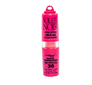 solncezashchitnyj balzam dlya gub so vkusom klubniki stick levres spf 30 4 gr soleil noir franciya