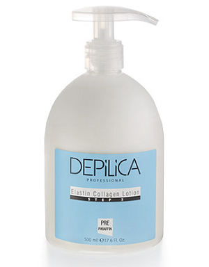 loson dlya parafinoterapii elastin kollagen 500 ml depilica professional ispaniya