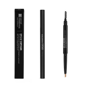 mehanicheskij karandash dlya brovej s shchetochkoj brow definder dark brown cvet temno korichnevyj 1 sht cc brow kitaj