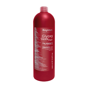 shampun pered vypryamleniem volos s glioksilovoj kislotoj quotglyoxy sleek hairquot 1000 ml kapous professional rossiya