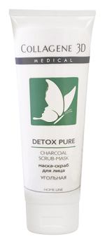 maska skrab ugolnaya detox pure 75 ml collagene 3d rossiya