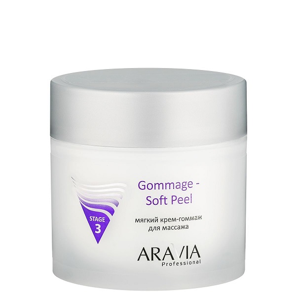 krem gommazh myagkij dlya massazha gommage soft peel 300 ml aravia professional rossiya