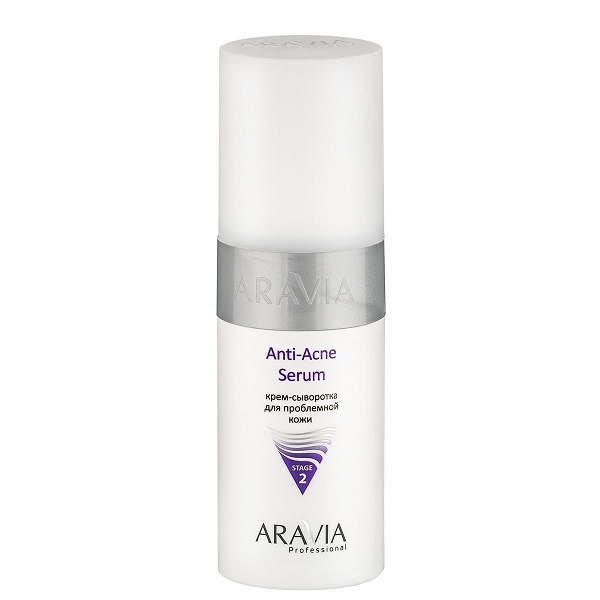 krem syvorotka dlya problemnoj kozhi anti acne serum 150 ml aravia professional rossiya