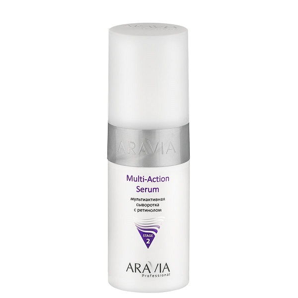 multiaktivnaya syvorotka s retinolom multi action serum 150 ml aravia professional rossiya