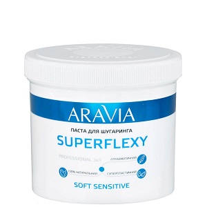 pasta dlya shugaringa superflexy soft sensetive 750 gr aravia professional rossiya