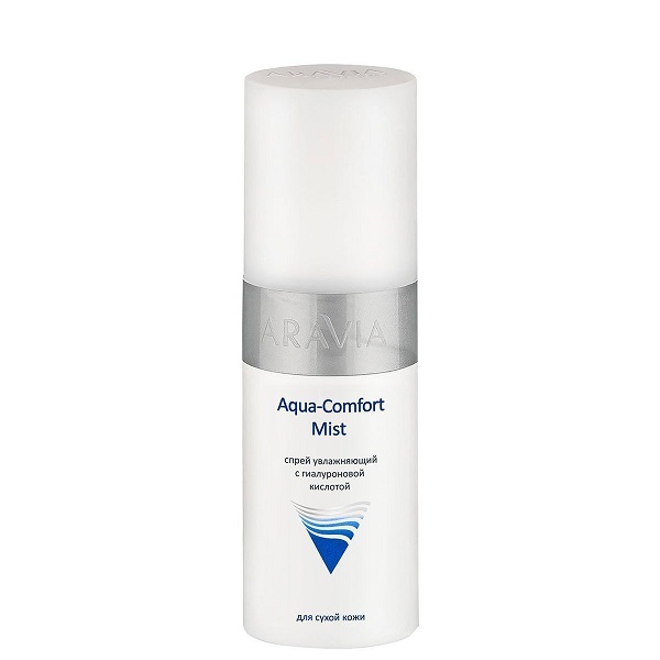 sprej uvlazhnyayushchij s gialuronovoj kislotoj aqua comfort mist 150 ml aravia professional rossiya
