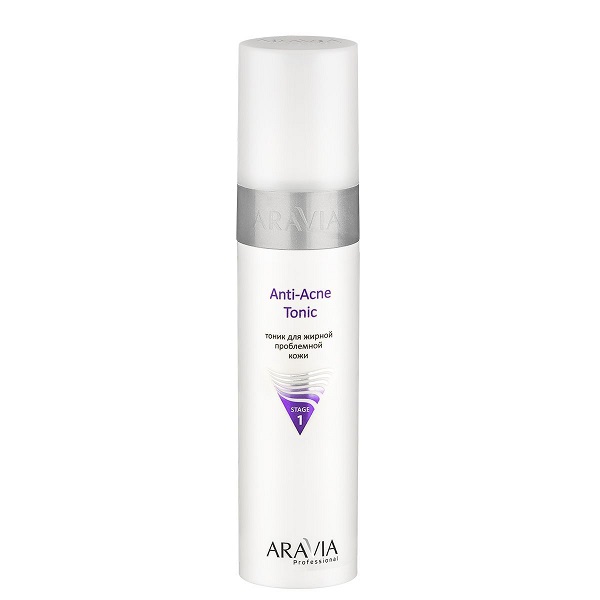 tonik dlya zhirnoj problemnoj kozhi anti acne tonic 250 ml aravia professional rossiya
