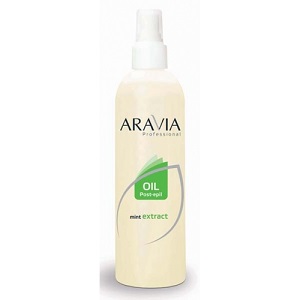 maslo posle depilyacii ohlazhdayushchee s ekstraktom myaty 300 ml aravia professional rossiya