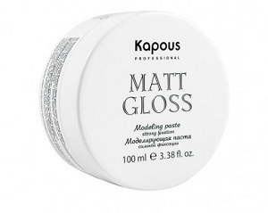 modeliruyushchaya pasta dlya volos silnoj fiksacii quotmatt glossquot 100 ml kapous professional rossiya