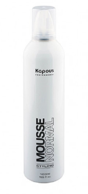 muss dlya ukladki volos normalnoj fiksacii mousse normal 400 ml kapous professional rossiya