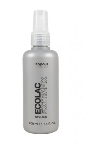 ekolak zhidkij lak ecolac extrafix 100 ml kapous professional rossiya