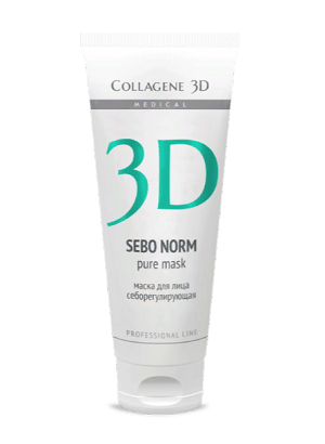 maska seboreguliruyushchaya prof sebo norm 150 ml collagene 3d rossiya