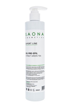 gel dlya glubokogo ochishcheniya kozhi pered depilyaciej s ekstraktom zelenogo chaya 350 ml saona cosmetics rossiya