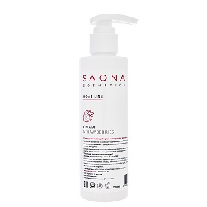 krem dlya tela superuvlazhnyayushchij s ekstraktom zemlyaniki 200 ml saona cosmetics rossiya