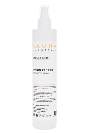 loson ochishchayushchij s ekstraktom limona 350 ml saona cosmetics rossiya