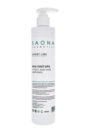 molochko uspokaivayushchee dlya vosstanovleniya rh kozhi s ekstraktom aloe vera 350 ml saona cosmetics rossiya