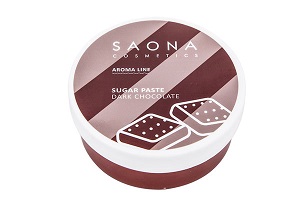 pasta dlya shugaringa temnyj shokolad 200 gr saona cosmetics rossiya