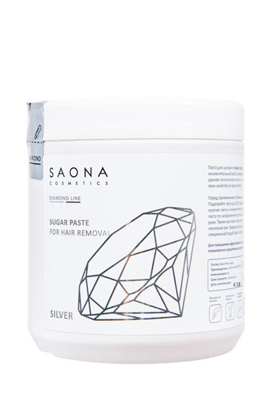pasta dlya shugaringa silver myagkaya 1 kg 1000 gr saona cosmetics rossiya