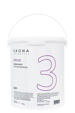 pasta dlya shugaringa 2 myagkaya 35 kg 3500 gr saona cosmetics rossiya