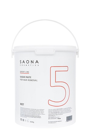 pasta dlya shugaringa 5 tverdaya 3500 gr saona cosmetics rossiya