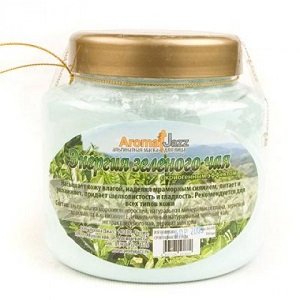 plastificiruyushchaya alginatnaya maska dlya lica energiya zelenogo chaya s kriogennym effektom 700 gr aroma dzhaz rossiya