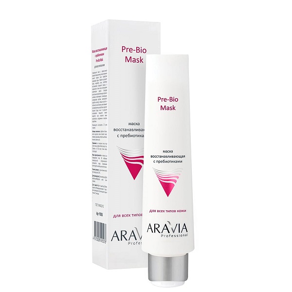 maska vosstanavlivayushchaya s prebiotikami pre bio mask 100 ml aravia professional rossiya