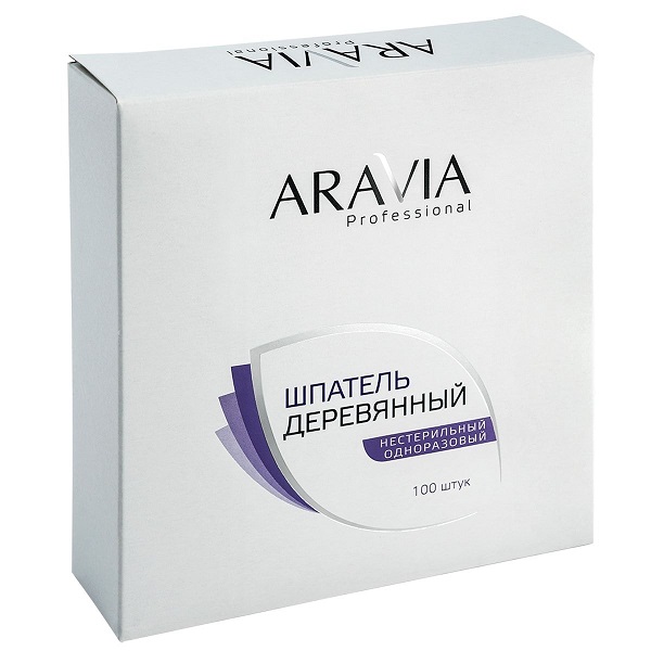shpateli odnorazovye dlya depilyacii 18 h 140 mm 100 sht upk aravia professional rossiya