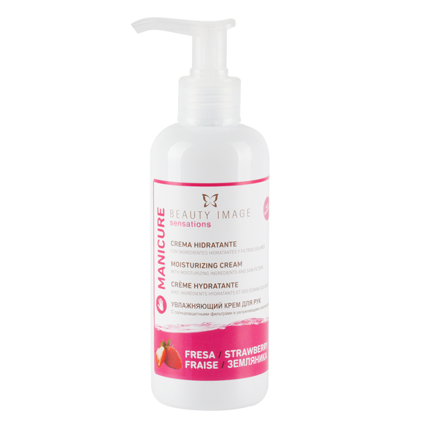 krem uvlazhnyayushchij dlya ruk zemlyanika 200 ml beauty image ispaniya