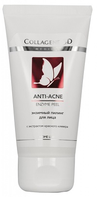 gel piling dlya lica enzimnyj anti acne 50 ml collagene 3d rossiya