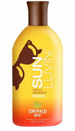 loson dlya zagara v solyarii sun luvin triple shot bronzer 250 ml emerald bay ssha